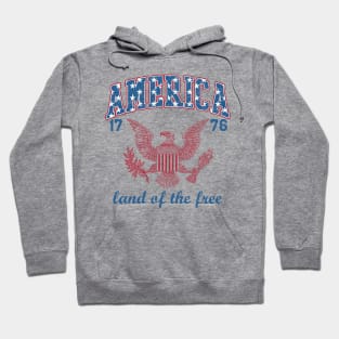 America 1776 - land of the free Hoodie